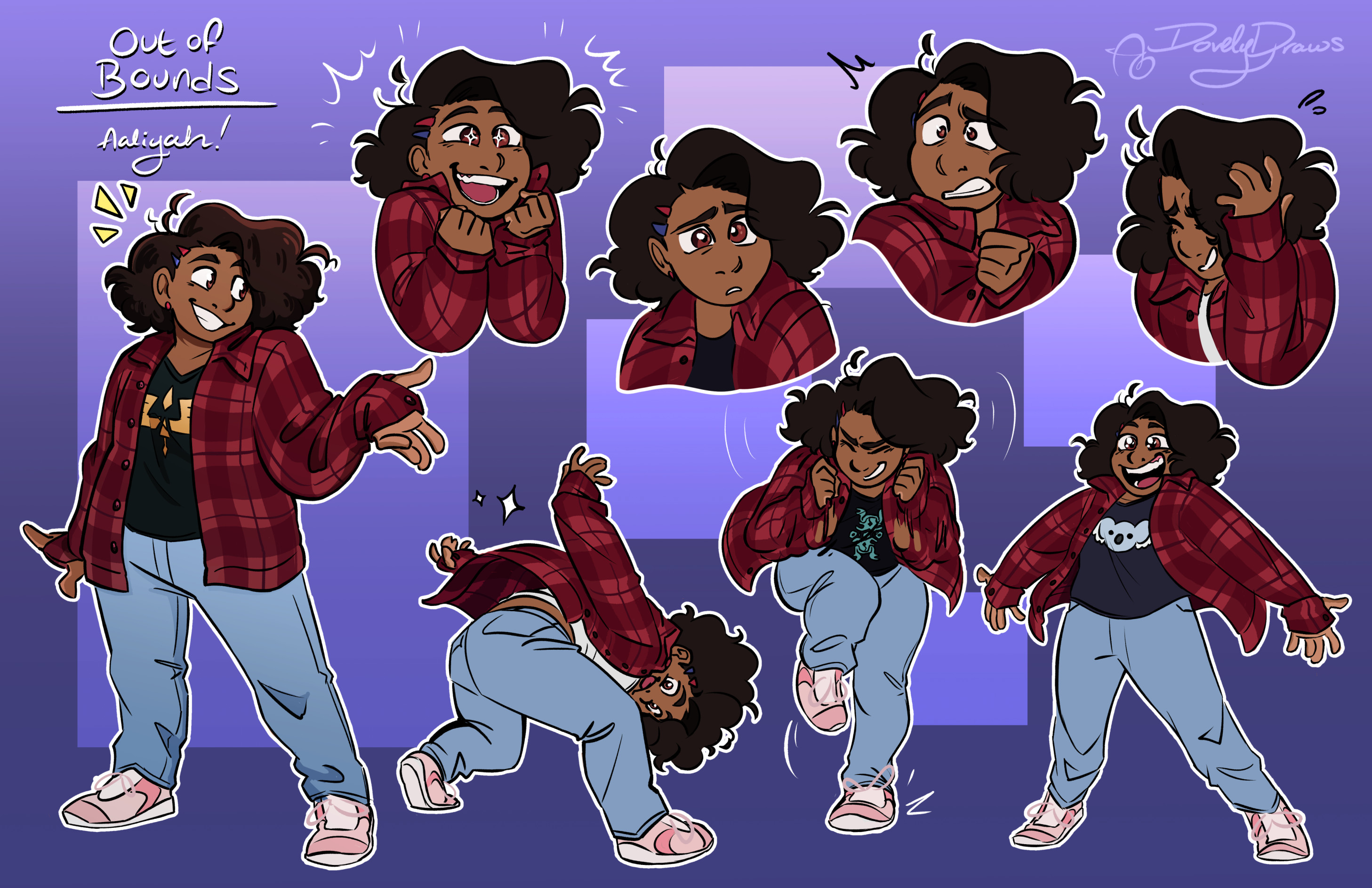 Aaliyah Model Sheet