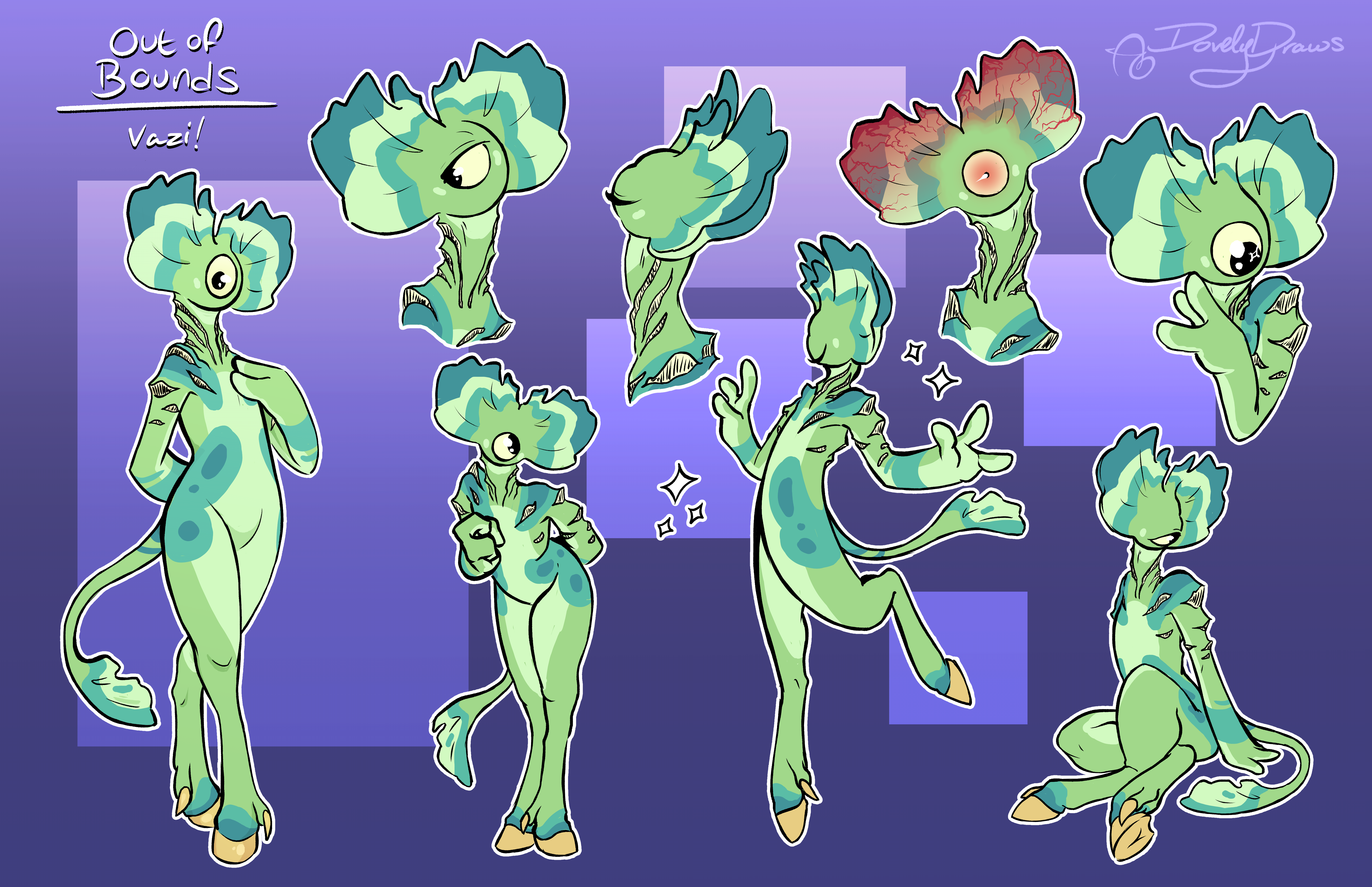 Vazi Model Sheet